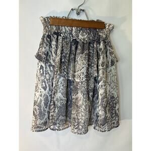4siznnai Nordstrom Skirt Womens Small Snake Print Stretch Waist NWT